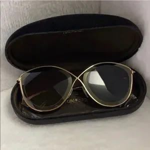 Tom Ford | Accessories | Tom Ford Sascha Tf64 Gold Havana  display picture 3